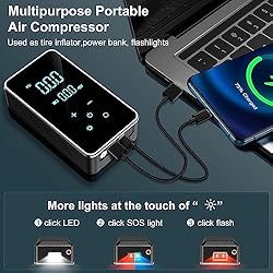 Tire Inflator Portable Air Compressor-Air Pump for