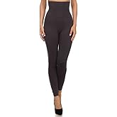 YELETE Women's High Waist Compression Non Fleece Leggings - Plus Size - Charcoal