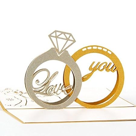 Per Matrimoni Buoni Regalo Compleanni Biglietto Di Auguri Tridimensionale Pop Up Motivo Gazebo Nozze 16 X 11 Cm Cancelleria E Prodotti Per Ufficio Biglietti Di Auguri