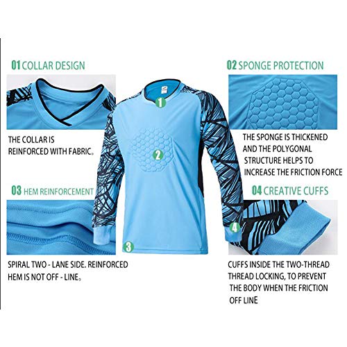 image for Shinestone Adult Men's Goalkeeper Armor Padded Shirt Pants with Sponge