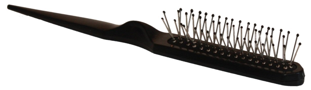 Astrid Leistner Wig Brush with Nubs for Extensions, Black, Unisex, Short to Medium Length Hair, 1 Piece, Hair Brush