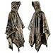 JTENG Rain Poncho Waterproof, Rip-Stop for Hunting Camping Military and use with Emergency Grommet Corners for shelter use