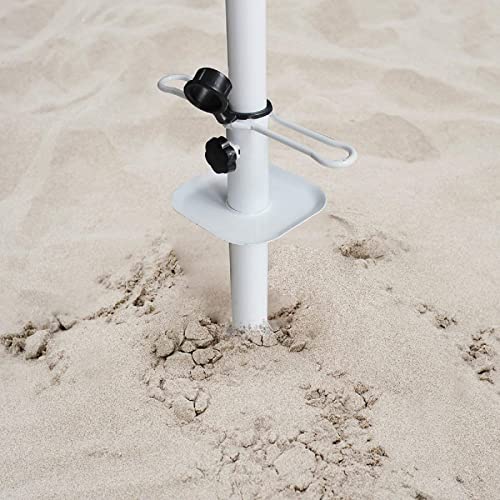 AMMSUN Beach Umbrella Sand Anchor Metal Heavy Duty Outdoor Umbrellas