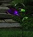 Regal Art &Gift Solar Bell Flower Stake, Purple