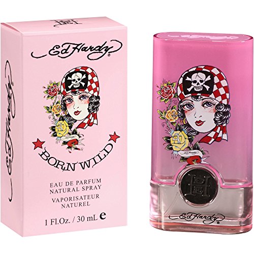 Ed Hardy Born Wild Eau De Parfum Spray for Women, 1 Ounce