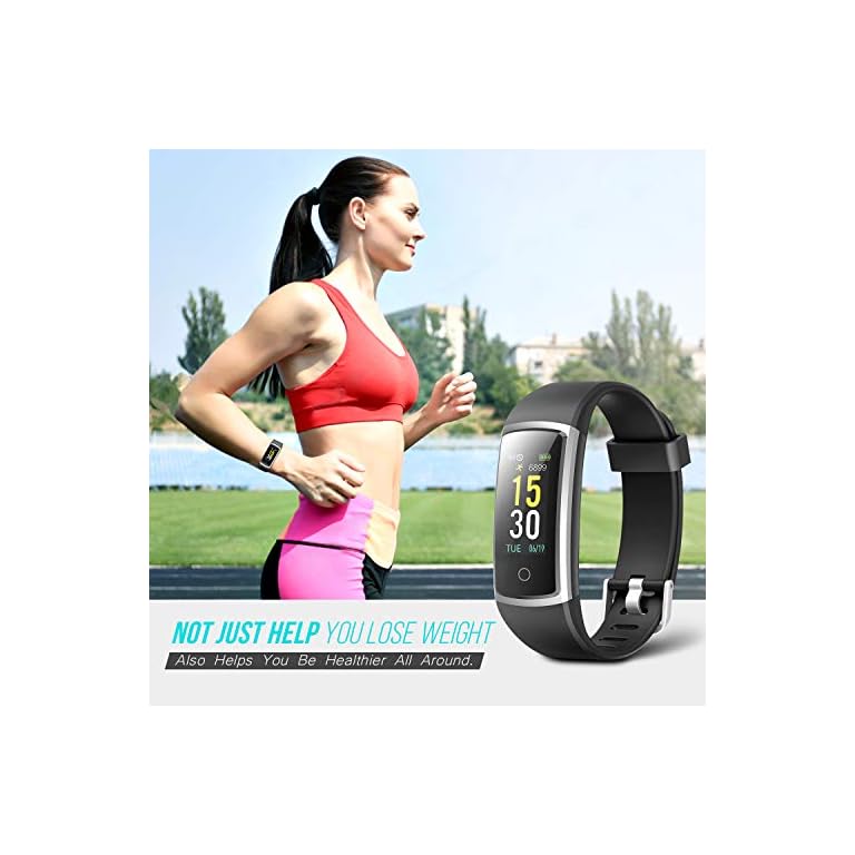 FITFORT Fitness Tracker with Blood Pressure HR Monitor 2019 Upgraded