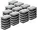 50 Pack - SimpleHouseware 1 Compartment Reusable Food Grade Meal Prep Storage Container Lunch Boxes, 28 Ounces