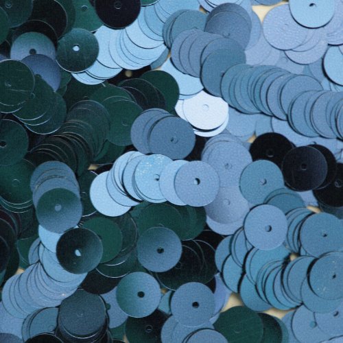 8mm Flat Round SEQUIN PAILLETTES ~ Metallic LIGHT BLUE~ Loose sequins for embroidery, bridal, applique, arts, crafts, and embellishment. Made in USA.