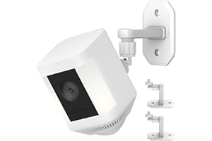 AOZTSUN 2 Pack Adjustable Wall Mount for Ring Spotlight Cam Battery and Ring Spotlight Cam Plus/Pro (Battery),360° Rotation, Indoor/Outdoor Bracket for Ring Surveillance Camera
