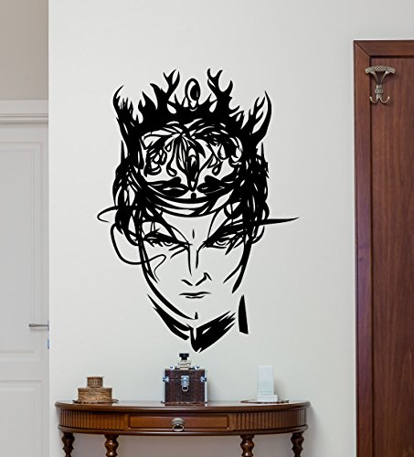 King Joffrey Baratheon Wall Decal Game Of Thrones Vinyl Sticker Fantasy Movie Wall Art Design Housewares Kids Room Bedroom Decor Removable Wall Mural 42zzz