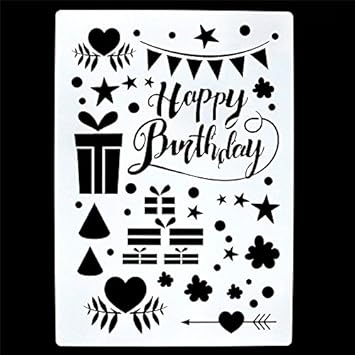 Amazon Com Welcome To Joyful Home 1pc Happy Birthday Diy Drawing