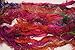 Sari Fluffy Pure Silk 100g Ribbon Yarn Multi -Recycled Sari Silk Ribbon Yarn for crafters