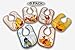 Winnie The Pooh Baby Bibs (Pack of 6).Waterproof Velcro Closure With Beloved Pooh,Tigger,Eeyore and Piglet. Terry with Vinyl back.0-12 months By Disney