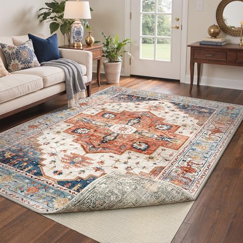 BEIMO Reversibler Vintage Waschbarer Teppich Wohnzimmer, 160x230cm