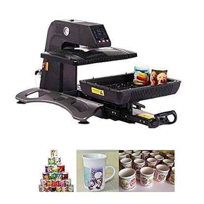 Zorvo Multiple Auto Pneumatic 3D Sublimation Vacuum Heat Press Transfer Machine,Digital Swing Away Transfer T Shirt Hat Mug (110V) - Image 7