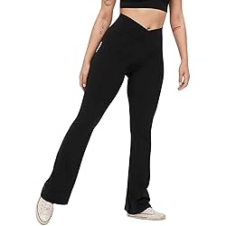Bootcut Yoga Pants for Women High Waist Bootleg