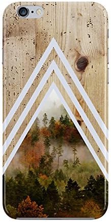 Case Escape - Nature Inspired - Wood Design - Impact Resistant - Matte Shell - Compatible for iPhone 6 - Compatible for iPhone 6s - Phone Case