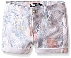 Levi's Girls' Denim Shorty Shorts
