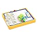 Wishland Magnetic Board Tabletop Learning Easeltoys /Magnetic Chalk Dry Erase Board Toddler Toys (2 Functions)