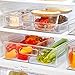 iDesign BPA-Free Plastic Pantry and Kitchen Storage, Freezer and Fridge Organizer Bin with Easy Grip Handles – 14.5