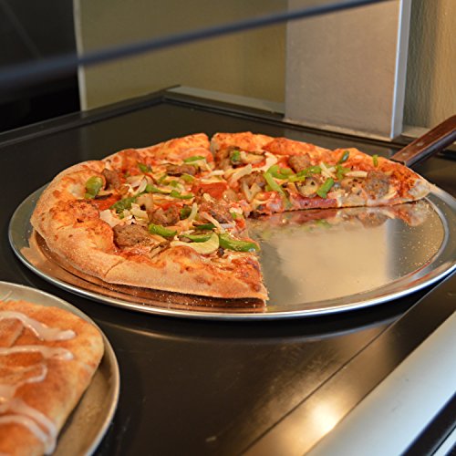 3 Pack Set - Aluminum 16 inch Pizza Pan - Wide Rim