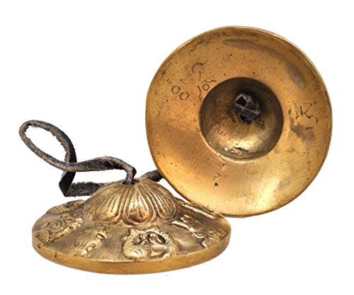 image for Mudra Crafts Tibetan Handmade Yoga Meditation Om Tingsha Bell Chimes C