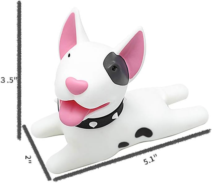 Huinsh Door Stopper Cute Dog Door Stopper, Door Stop Silicone Door Stops,Cute Style Door Wedge for Home and Office White Bull Terrier Dori: Home Improvement