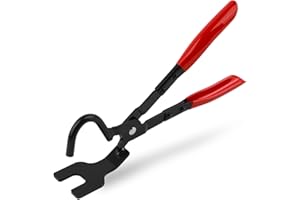 AOKDOM Exhaust Hanger Removal Tool with 25° Offset Design,High Strength Exhaust Hanger Pliers with Non-Slip Handle,Professional Exhausts Hangers Tool for Dismantling Exhausts Hangers