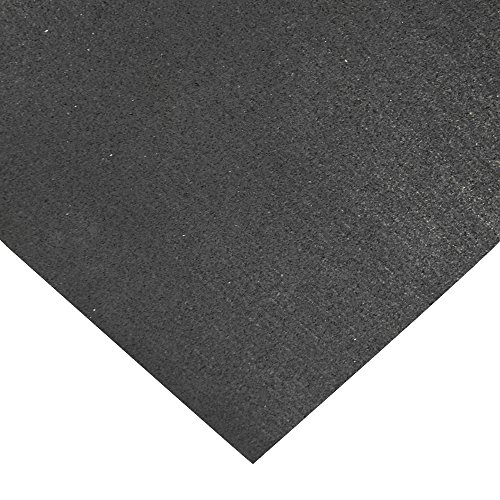 RubberCal Recycled Floor Mat, Black, 1/4Inch x 4 x 3Feet Pricepulse
