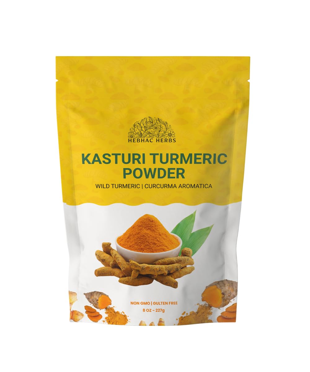 Kasthuri Manjal Powder for Skin and Face Care| Wild Turmeric powder | Curcuma Aromatica | Helps in Glowing Skin Acne and Radiant skin (277g)