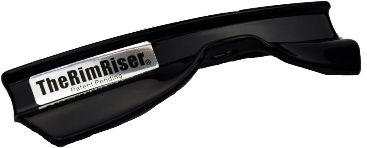 The RimRiser RRU1310BLK Snare Drum Head, Gloss Black