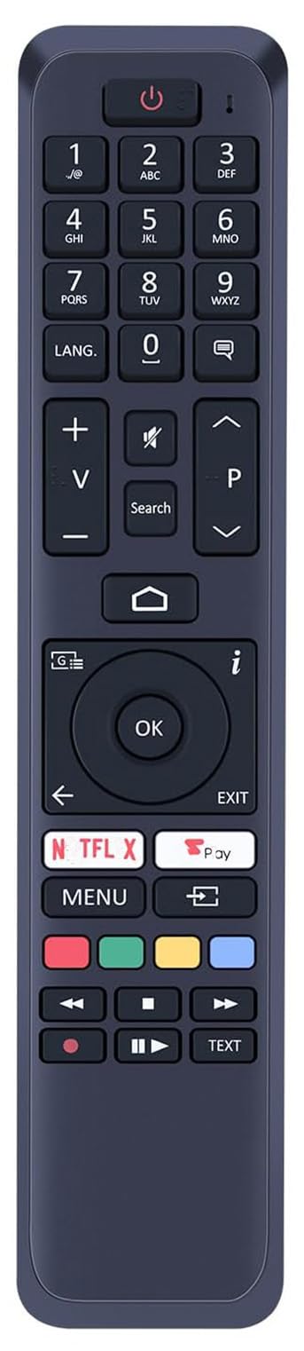 CT-8555 CT8555 Universal Remote Control Compatible for Toshiba 65QA4C63DB 43UA3A63DB 49UA3A63DB 50UA3A63DB 55UA3A63DB 43UA2B63DB 50UA2B63DB 55UA2B63DB 58UA2B63DB TV Controller