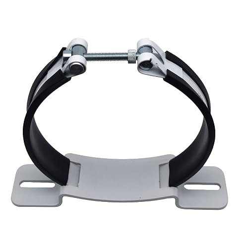 Welding Gas Bottle Bracket – Wall Mount Cylinder Holder For 7.3-7.8 Inch Diameter Tanks (Argon, Propane, Oxygen), Heavy Duty Steel