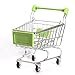 Vktech Mini Shopping Cart Supermarket Handcart Shopping Utility Cart Mode Storage Toy (Green)