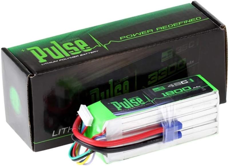 Pulse LIPO 1800mAh 22.2V 45C- Ultra Power Series (Battery for Goblin 380 or Similar)