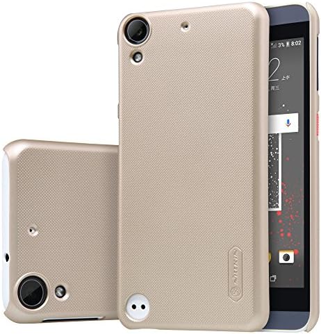 HTC Desire 530 / 630 Case Nillkin Frosted Shield Matte Plastic Slim Fit Case Cover Shell (with Screen protector) (Frosted) (Frosted Gold)