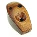 6 hole wooden ocarina Bangkirai Wood Soprano C,Easy Style and beautiful Sound Music Instrument Gift Idea
