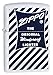 Zippo Blue White Original Logo Pocket Lighter, White Matte