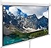 CROYALE 100 inch Projector Screen 4:3 Manual Pull Down Projection Screen Outdoor Indoor Office HD Portable Home Theater Screen for Movie TV Game Sport, Easy to Clean