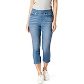 Signature by Levi Strauss & Co. Gold Label 6pm Signature by Levi Strauss & Co. Gold Label Apparel Shaping Pull-On Capris Medium Indigo One Size One Size