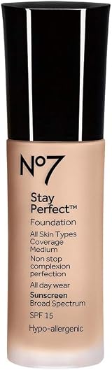 No7 Stay Perfect Foundation Cool Vanilla Boots Brand New 24 Hour Wear