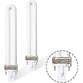 PL13W Type E Replacement Tube Light Bulb with Electronic Ballast,5500K | Replace for Ottlite T1333E, PL13-E, 5500K Natural Daylight, G23 Base 2Pack