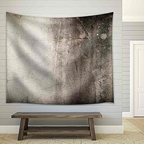 Vintage Grunge Wall Texture - Fabric Wall Tapestry Home Decor - 51x60 inches