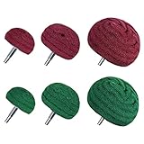 6Pcs Dome Mounted Sanding Mop Polishing Pad Nylon