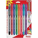 Pentel R.S.V.P. Ballpoint Pen, Medium Point, Assorted Ink Colors, 8 Pack  (BK91CRBP8M)