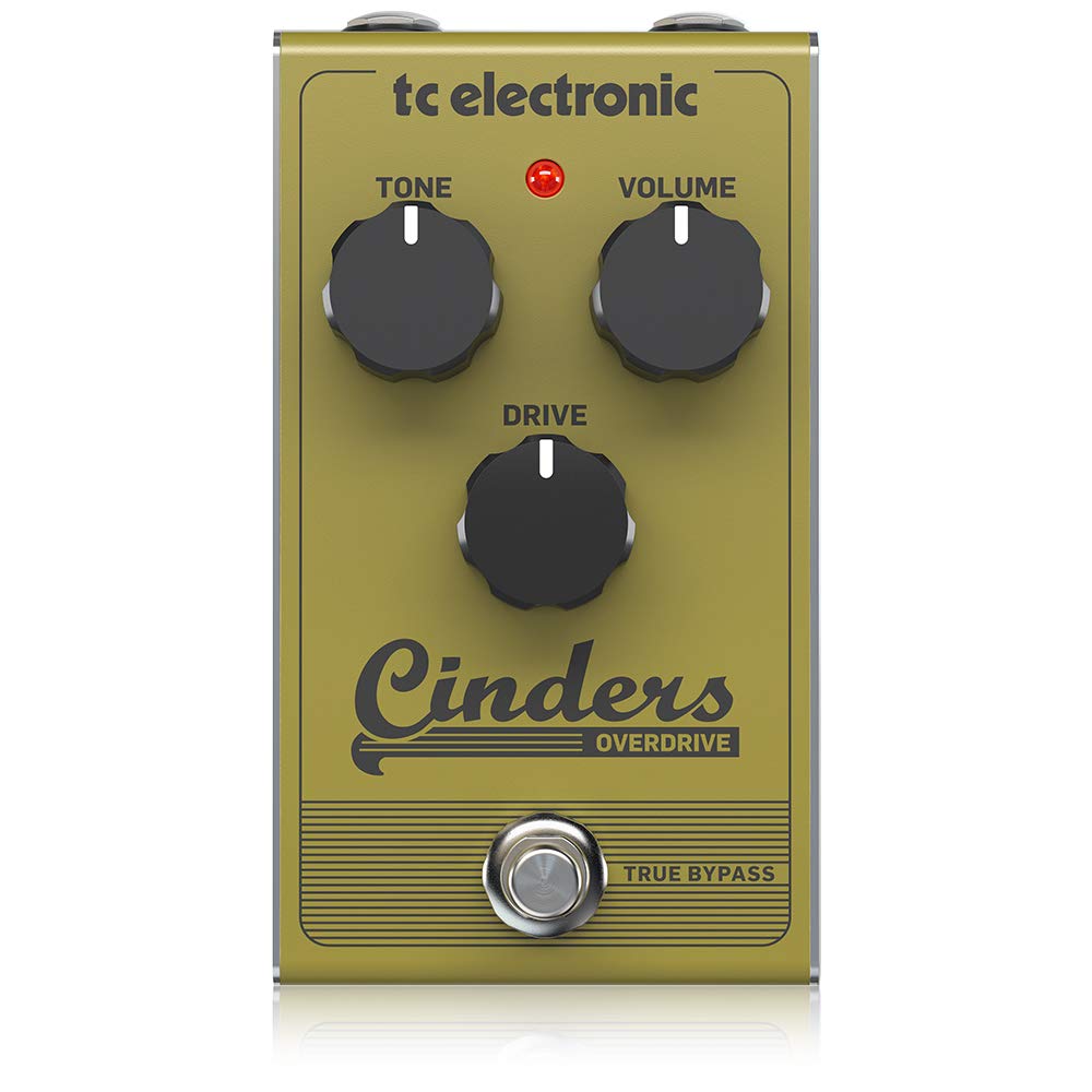 tc electronic Cinders Overdrive Tube-Like with Extremely Responsive and Expressive Feel