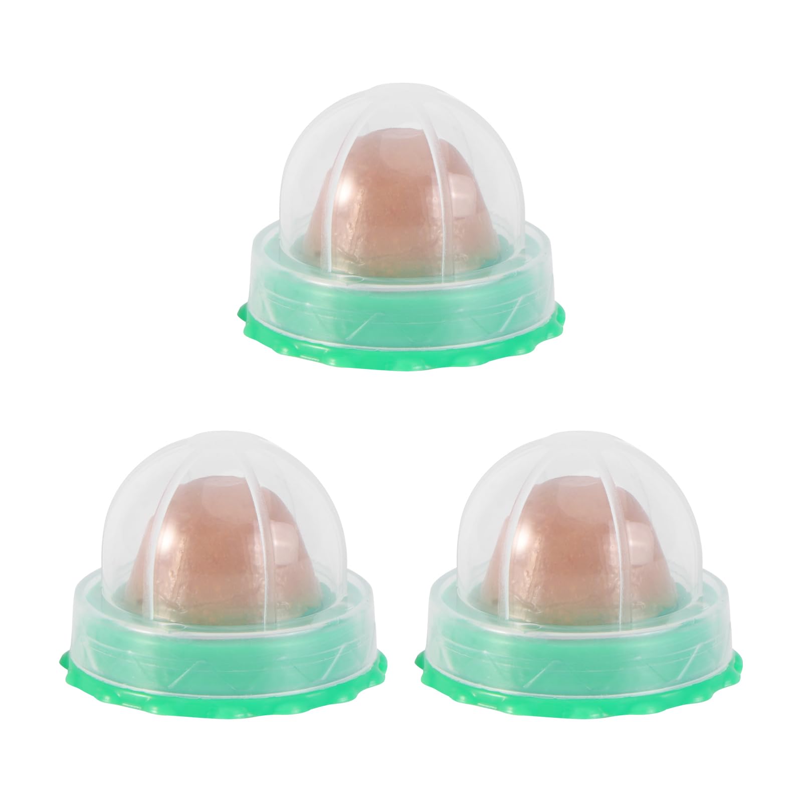 VILLCASE 3pcs Catnip Balls Toy for Cat - Wall Catnip Roller with Natural Ingredients, Promotes Digestion and Hydration, Stickable Design with Cover for Hygiene, Random Flavors