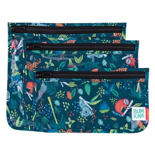Bumkins Travel Bag, Toiletry, Baby, TSA Approved Pouch, Zip Bag, Quart Size Com…