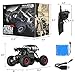SZJJX RC Cars Off-Road Rock Crawler Truck Vehicle 2.4Ghz 4WD 1:18 Radio Remote Control Cars Electric Fast Racing Buggy Hobby Car (Black)