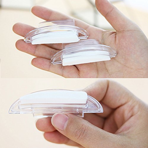 Hisight 3 pairs Eyebrow Stencils Eyebrow Stamp Sponge Perfect Eyebrow